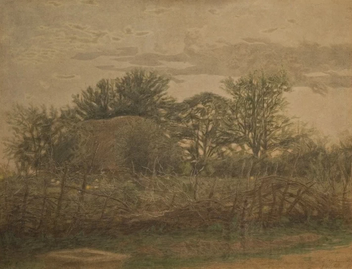 1869-Hryhorij Djadtschenko - Alla periferia del villaggio